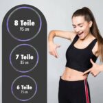 Premium Hula Hoop Reifen 1.0 von FitOne / Kalorienkiller / 8-teilig / patentiertes Wellendesign / hochwertiges PP-Material / stabiler Schaumstoff / Fitnesswaffe - 图片 7