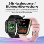 Top Performance Smartwatch mit Gesundheitstracking / IP67 Wasserdichtigkeit / 35 Tage Akkulaufzeit / 100 Sportmodi - 图片 7