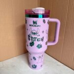 🔥40OZ Stitch Cup 1200ML 🥰 Straw Topper as Free Gift🎁 - 图片 13