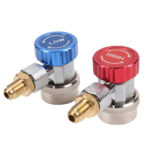 Einstellbarer AC R134A-Schnellkupplungsstecker Adapter hoch niedrig 1/4" - 图片 3