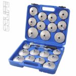Aluminium-Ölfilterschlüssel Ölfilterbecher-Entferner Werkzeugsatz 23-teilig - 图片 6