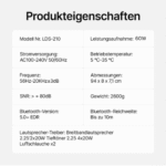 Soundbar Pro S2 für TV, PC, Laptop & Home Cinema / Elegante Bluetooth Soundbar mit Subwoofer-Surround-Sound / HDMI - 图片 3
