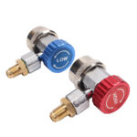 Einstellbarer AC R134A-Schnellkupplungsstecker Adapter hoch niedrig 1/4" - 图片 2
