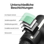 Massagepistole mit 4 Massageköpfen gegen Muskelverspannungen / Tragbares Mini-Muskelmassagegerät mit 10 Geschwindigkeiten und starkem Akku / Für Bein, Nacken, Schulter, Cellulite, Muskelkater - 图片 6