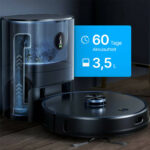 Saugroboter 6 Pro mit Absaugstation / 3.5L Staubbehälter / 250 Minuten Laufzeit / 4000PA / Intelligente Routenführung mit Lidar - 图片 2