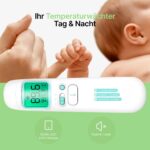 Berührungsloses Infrarot-Thermometer für Babys & Erwachsene / Stirn- und Ohrenthermometer / Medizinischer Standard / Schnelle und genaue Ergebnisse in 1 Sekunde / Mit Fieberalarm und 4-in-1 Messungen - 图片 6