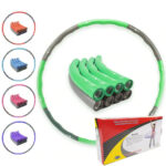 Premium Hula Hoop Reifen 1.0 von FitOne / Kalorienkiller / 8-teilig / patentiertes Wellendesign / hochwertiges PP-Material / stabiler Schaumstoff / Fitnesswaffe - 图片 12