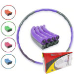 Premium Hula Hoop Reifen 1.0 von FitOne / Kalorienkiller / 8-teilig / patentiertes Wellendesign / hochwertiges PP-Material / stabiler Schaumstoff / Fitnesswaffe - 图片 11
