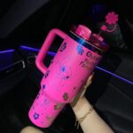 🔥40OZ Stitch Cup 1200ML 🥰 Straw Topper as Free Gift🎁 - 图片 6
