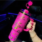🔥40OZ Stitch Cup 1200ML 🥰 Straw Topper as Free Gift🎁 - 图片 5