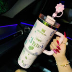 🔥40OZ Stitch Cup 1200ML 🥰 Straw Topper as Free Gift🎁 - 图片 9