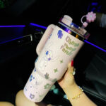 🔥40OZ Stitch Cup 1200ML 🥰 Straw Topper as Free Gift🎁 - 图片 10