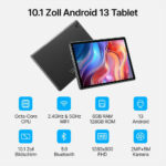 Performance Tablet mit leistungsstarkem Prozessor | Inklusive GRATIS Schutzhülle | Octa-Core 2.0GHz Prozessor | 6GB RAM | 128GB Speicher (bis zu 1TB erweiterbar) | Dualband-WiFi 2.4G/5G, Bluetooth 5.0 | Android 13 mit Dual-Kameras - 图片 3