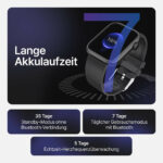 Top Performance Smartwatch mit Gesundheitstracking / IP67 Wasserdichtigkeit / 35 Tage Akkulaufzeit / 100 Sportmodi - 图片 4