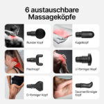 Massagepistole mit 30 Geschwindigkeiten und 6 Massageköpfen - 图片 3