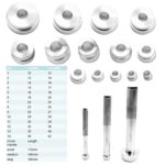 Aluminium Lagerlaufbahn und Dichtung Treiber Bush Installation Press Tool Kit 17 Stück - 图片 2