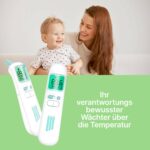 Berührungsloses Infrarot-Thermometer für Babys & Erwachsene / Stirn- und Ohrenthermometer / Medizinischer Standard / Schnelle und genaue Ergebnisse in 1 Sekunde / Mit Fieberalarm und 4-in-1 Messungen - 图片 7