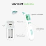 Berührungsloses Infrarot-Thermometer für Babys & Erwachsene / Stirn- und Ohrenthermometer / Medizinischer Standard / Schnelle und genaue Ergebnisse in 1 Sekunde / Mit Fieberalarm und 4-in-1 Messungen - 图片 2