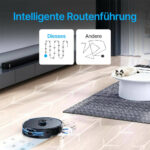 Saugroboter 6 Pro mit Absaugstation / 3.5L Staubbehälter / 250 Minuten Laufzeit / 4000PA / Intelligente Routenführung mit Lidar - 图片 7