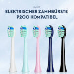 Ersatzbürsten für elektrische Zahnbürste, 3 Stück, Weiche und abgerundete Borsten, Passend für alle Snapbuy Zahnbürsten - 图片 5