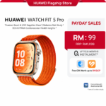 HUAWEI WATCH FIT 5 Series Smartwatch | Titanium Bezel & 2.5D Sapphire Glass* | Diabetes Risk Study** | ECG* & PWAA Cardiovascular Health Insights | Mini-workout
